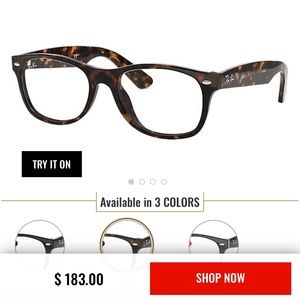 Authentic Ray Ban new wayfarer tortoise frames